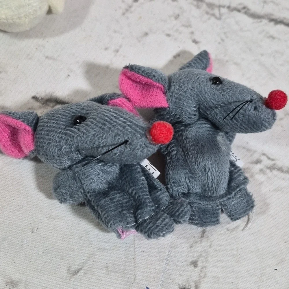 Finger Puppets Mini‎ Animals Large Lot Of 21 Some Pairs Bunnies Tiger Pig Frog